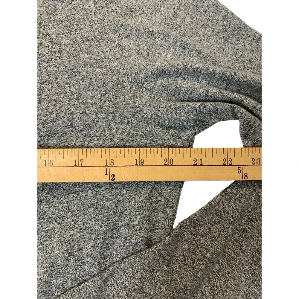 Banana Republic 1/4 Zip Long Sleeve Pullover Men's Size Medium Gray Quick Dry